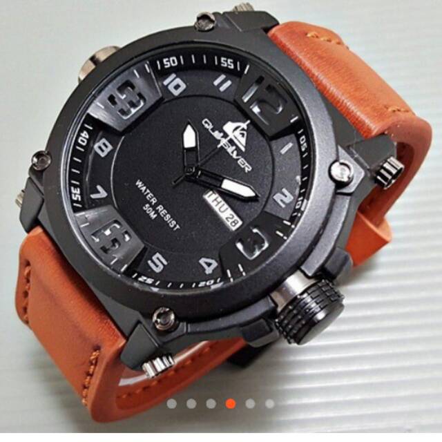 FREE ONGKIR Jam Quicksilver Tanggal Hari QS001