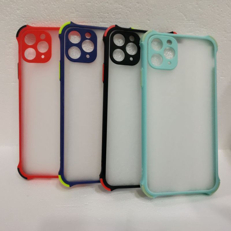 Casing Hardcase Matte Transparan Anti shock Iphone 11 Pro Iphone 11 Pro Max
