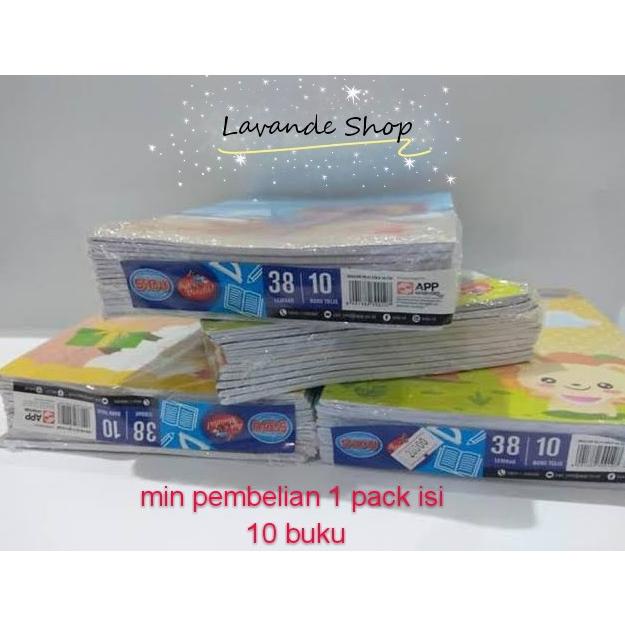 

[KODE ZGMYZ] BUKU TULIS SIDU 1 PACK ISI 10 BUKU (1 BUKU TULIS ISI 38 LB)