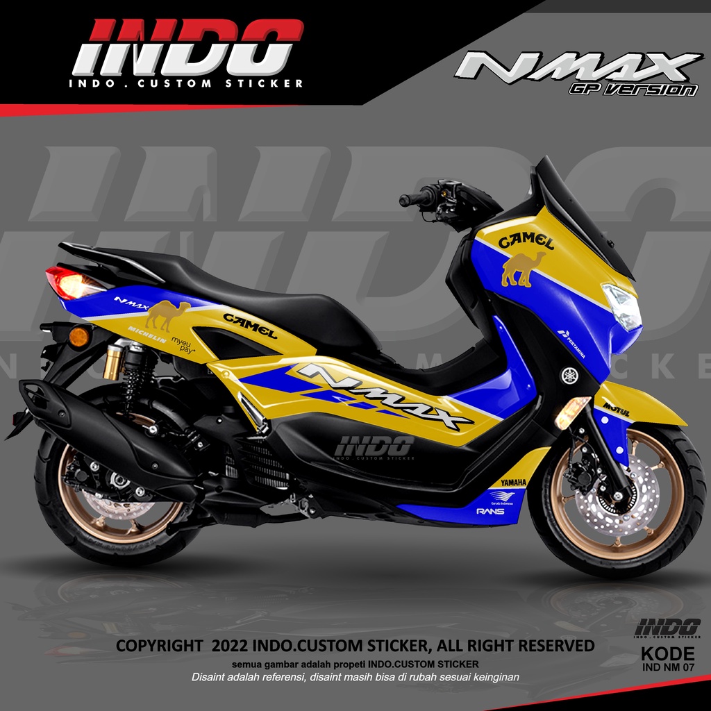 decal nmax camel sticker nmax new/old full body
