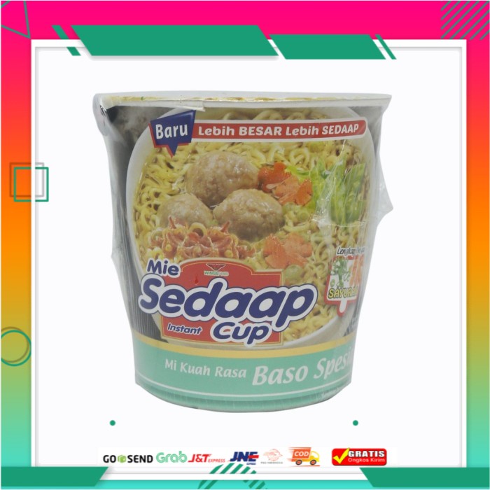 

Sedaap Mie Cup Baso Spesial 85 g