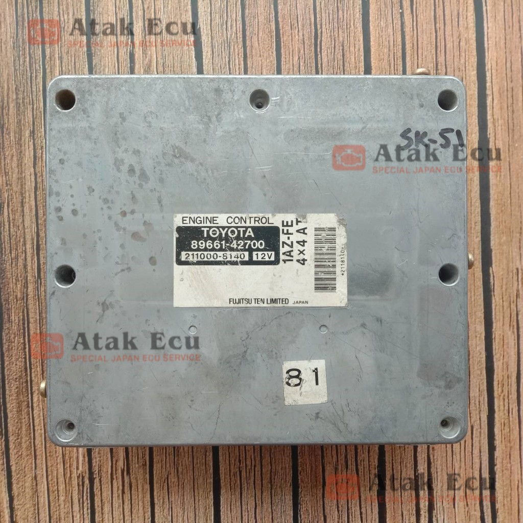ECU Toyota RAV4 1AZ-FE 4X4 - 89661-42700 - ECM Engine Control Module