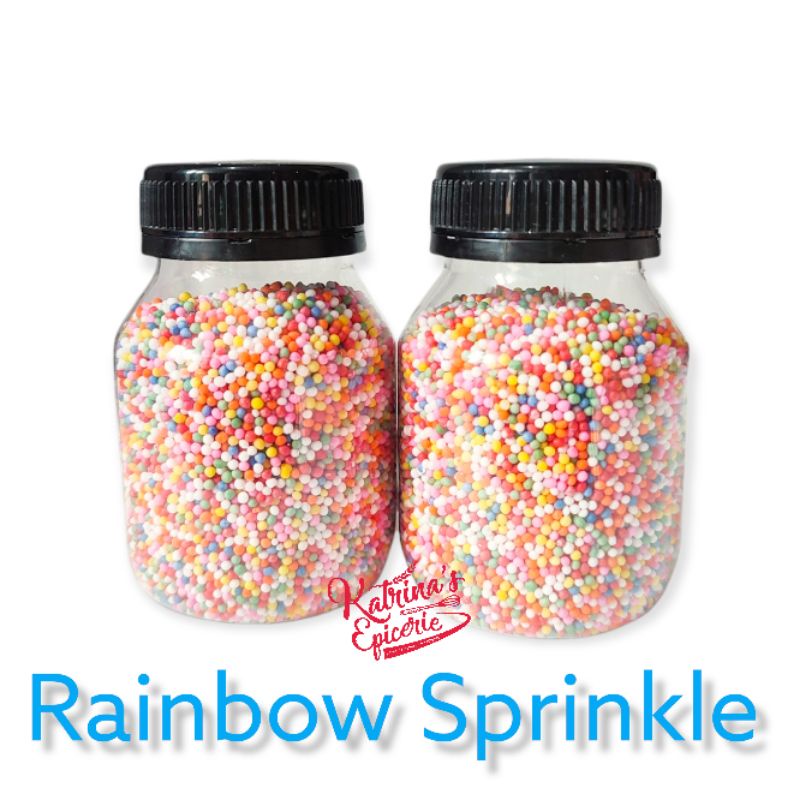 

Rainbow Sprinkle 100 Gram Hiasan Kue Taburan Mini