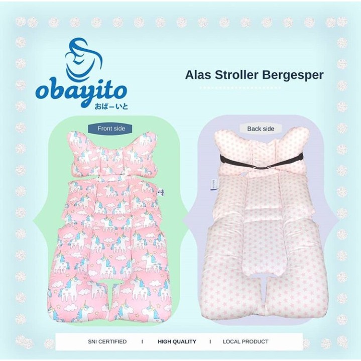 OBAYITO ALAS STROLLER MOTIF WARNA BERGESPER