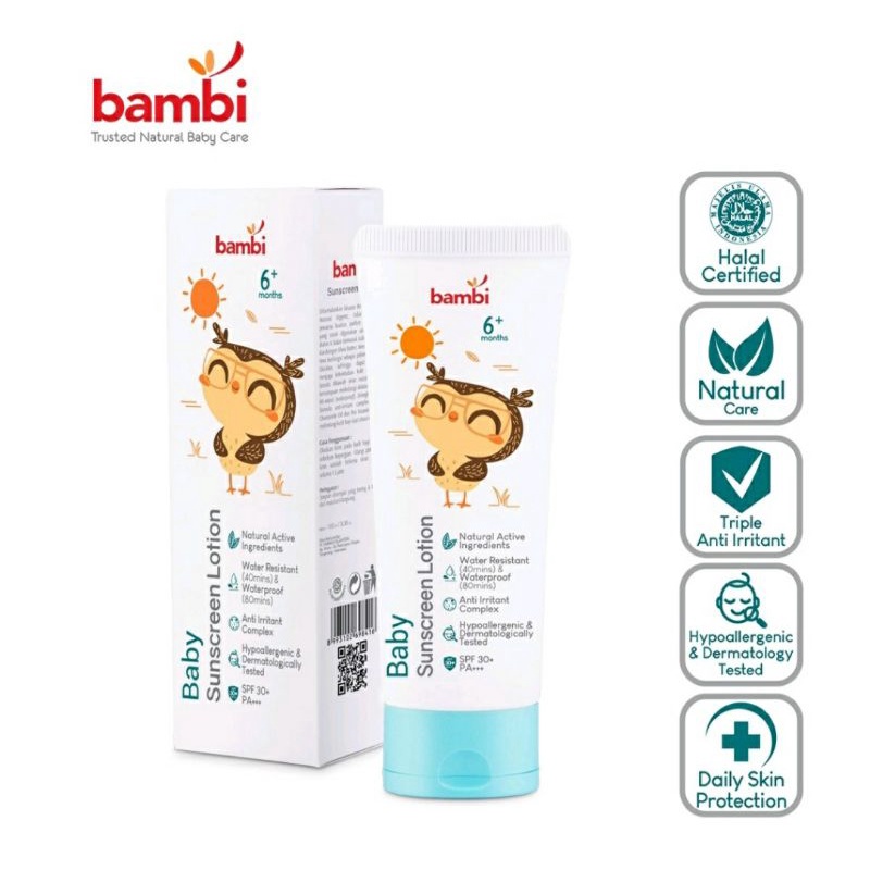 luckybs BAMBI BABY SUNSCREEN LOTION SUNBLOCK BAYI spf 30