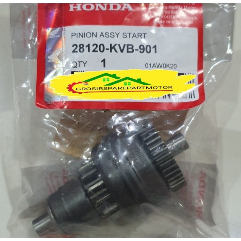 GRANAT/PINION ASSY baet vario. gigi stater pinion granat vario beat Fi scoopy spacy KVB