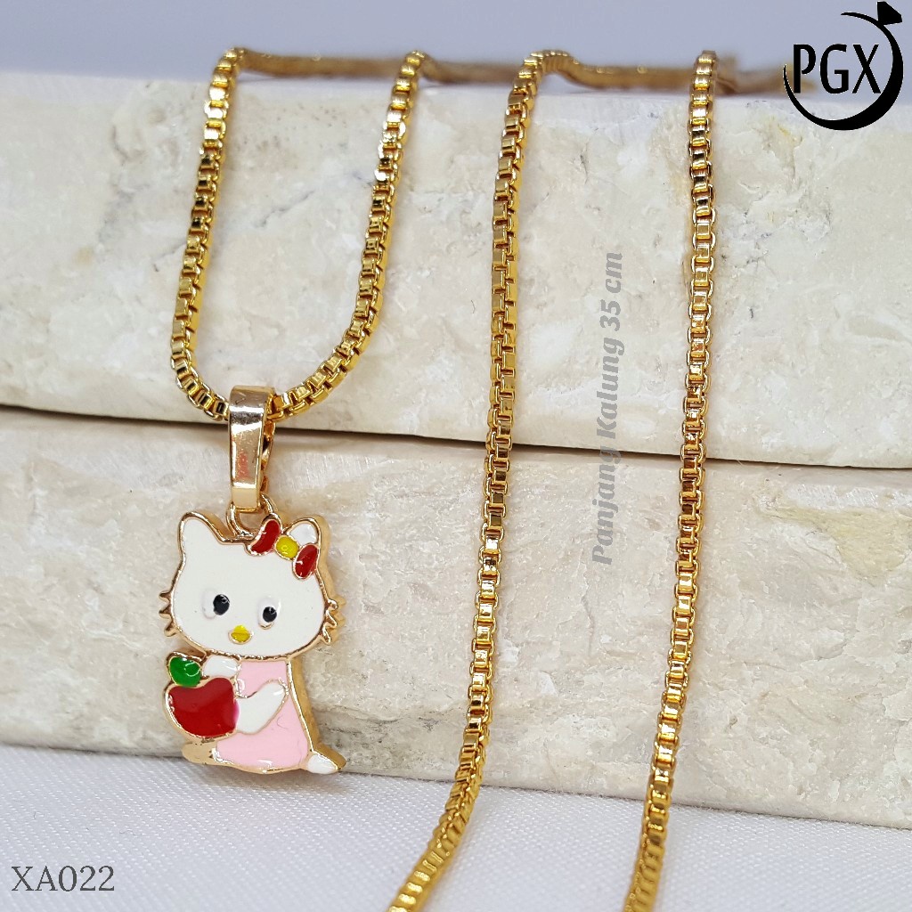 PGX Kalung Anak Perempuan Xuping Lapis Emas Aksesoris Fashion Perhiasan Premium - XA031
