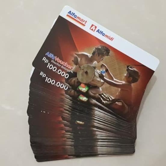 Voucher Alfamart nominal 100rb
