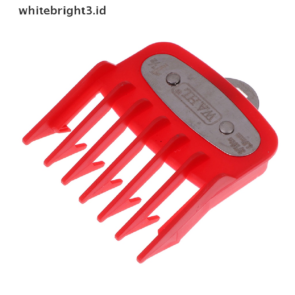 (whitebright3.id) Set Sisir Panduan Ukuran 1.5mm + 4.5mm + Holder Metal Untuk Clipper