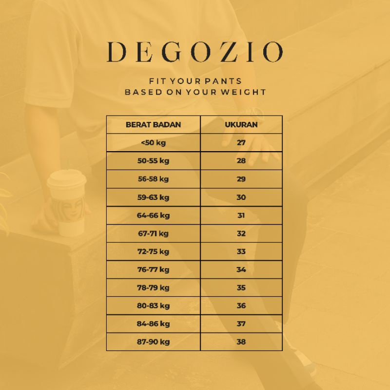 DEGOZIO Celana Bahan Pria Slimfit Abu Muda - Man Light Grey Trouser