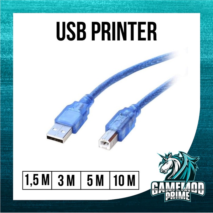 KABEL PRINTER USB 2.0 CALBE AM / BM USB male to Printer 1,5 3 5 10 M