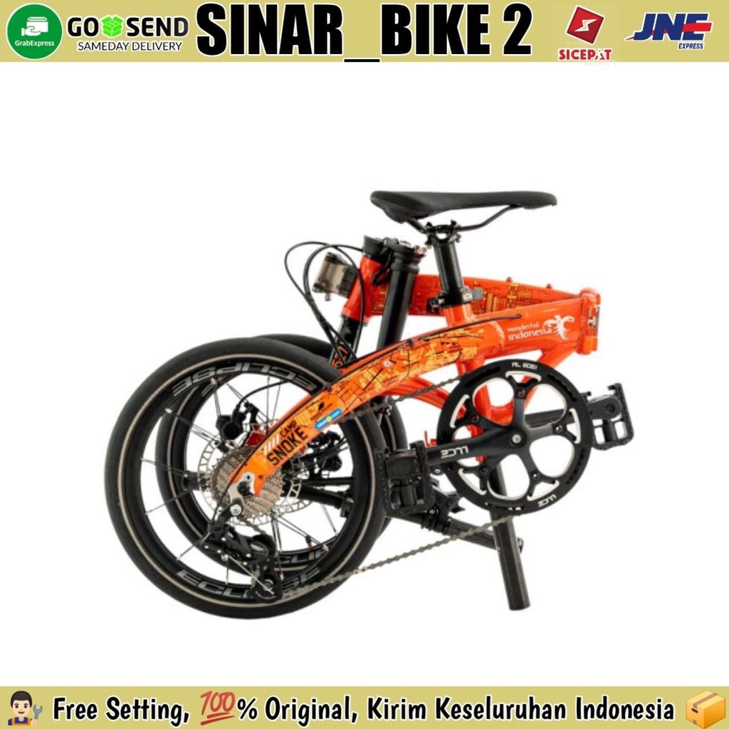 Sepeda Lipat 16 Inch ELEMENT CAMP SNOKE Edisi Jakarta Folding Bike