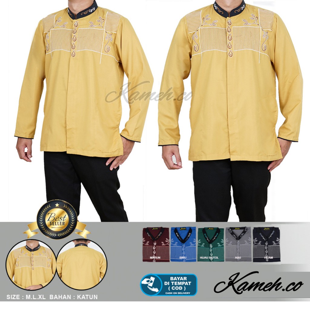 baju koko supernova dewasa lengan panjang warna dan motif random