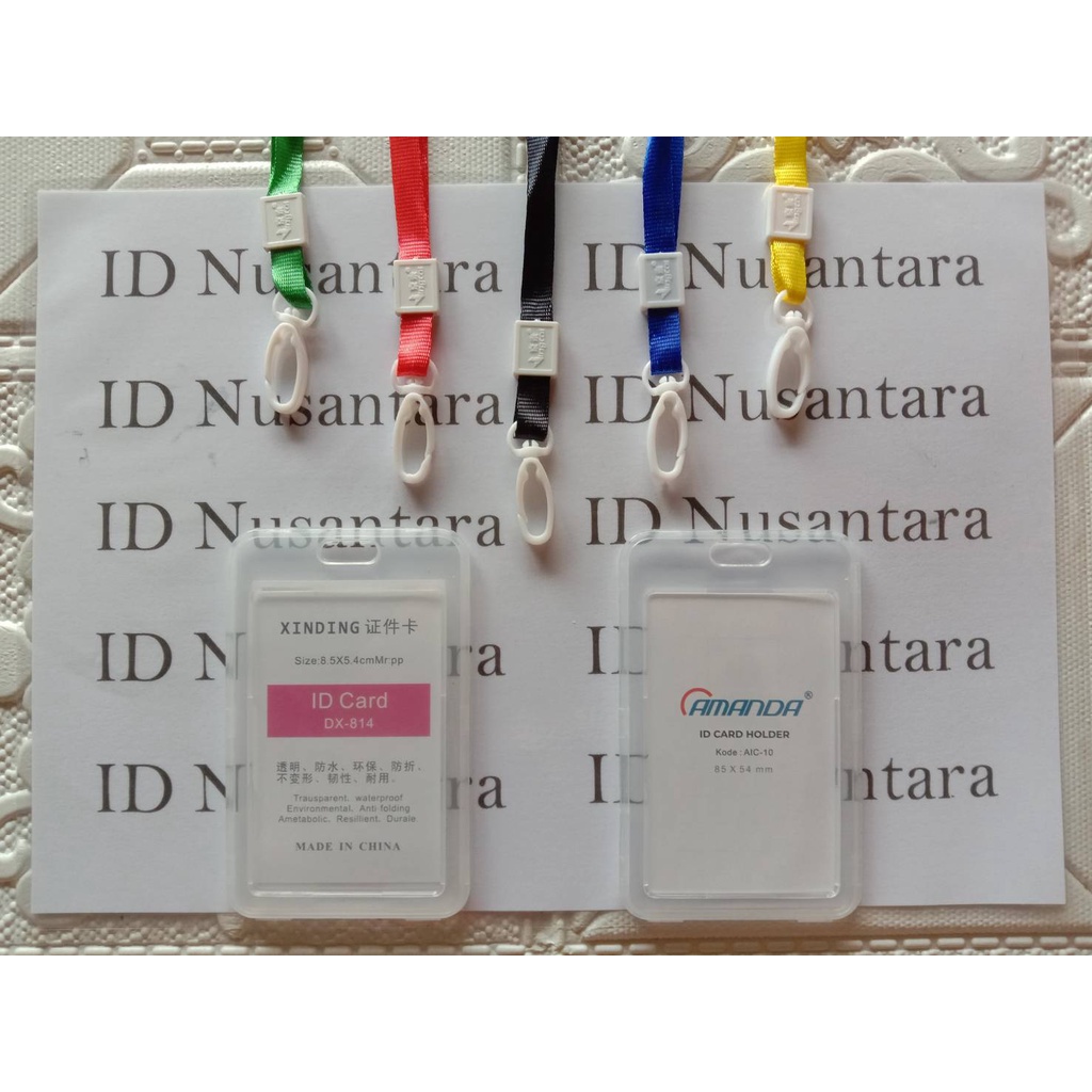 

Paket Tali 1 CM Kait Plastik + Casing ID Card Tutup Plastik