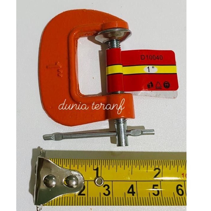 Catok C 1'' BISON LightDuty Mini C Clamp Catok G G Clamp 1 in 1inch