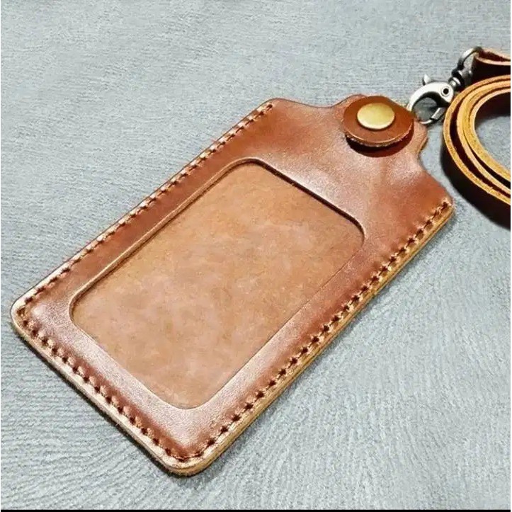 

Gantungan ID Card Holder Kulit Asli