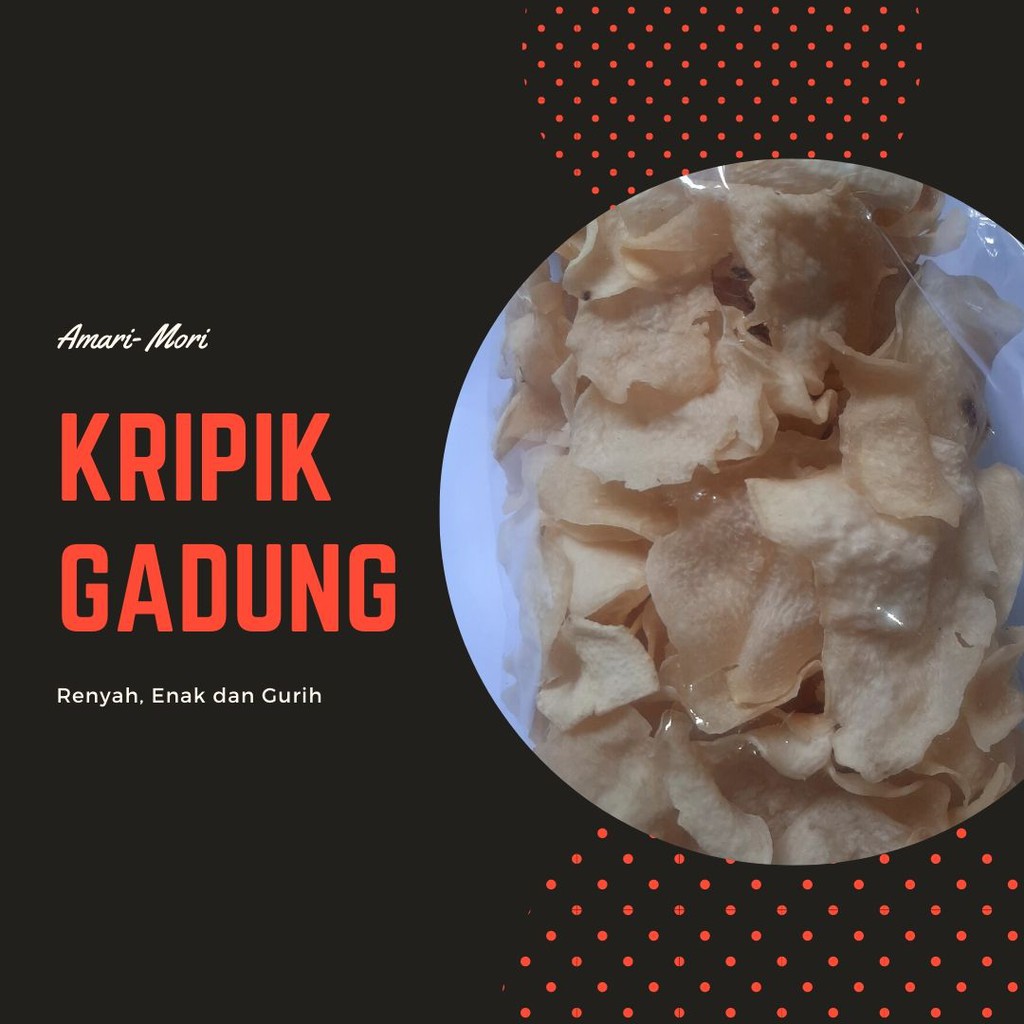 

Kripik Gadung asli Kuningan 400gr