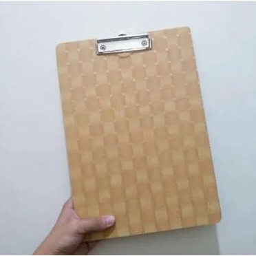 Papan jalan / Clipboard / Papan Ujian / Papan dada Kayu Uk folio