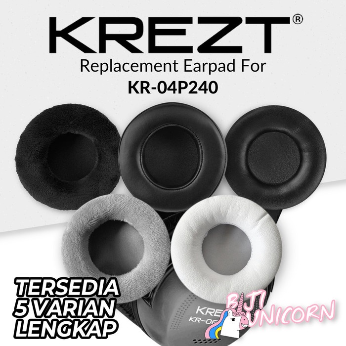 Earpad Earcup Ear Cushion KREZT KR-04P240 KR 04P240 Busa Pad Bantalan