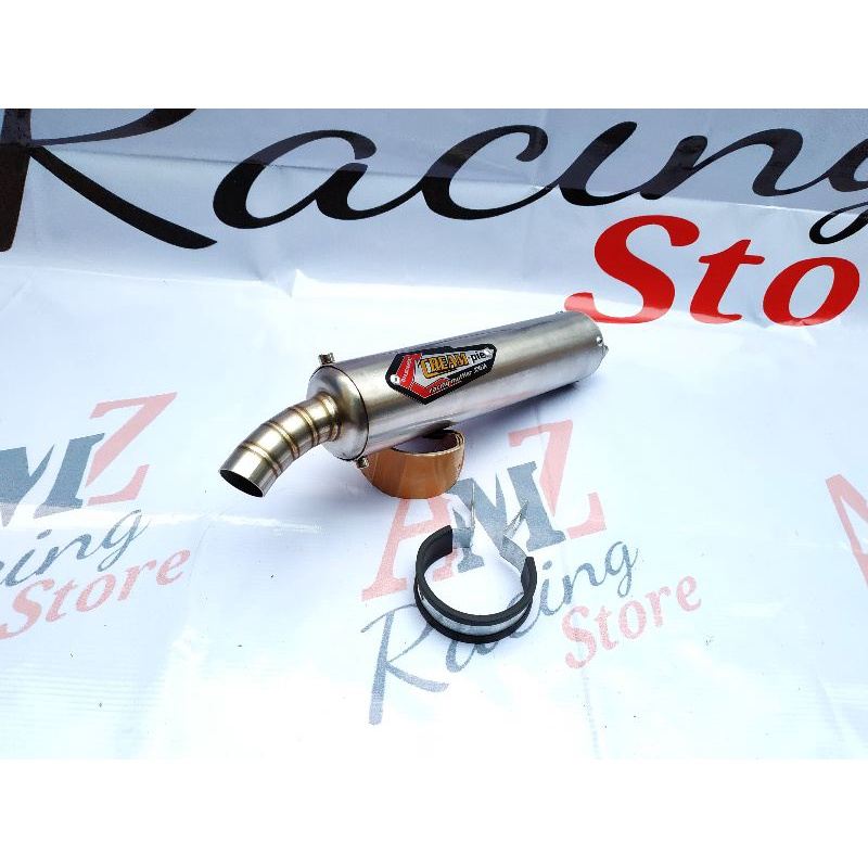 silincer 2tak creampie stainless - knalpot 2tak / 2stroke - knalpot racing - slincer knalpot racing