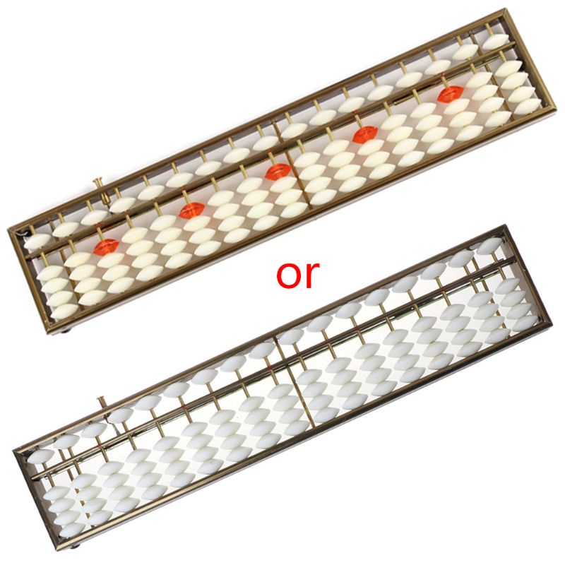 

(1SZ4YH62CI) 17 digit batang Soroban Standar Abacus Alat Penghitungan Kalkulator Jepang Cina