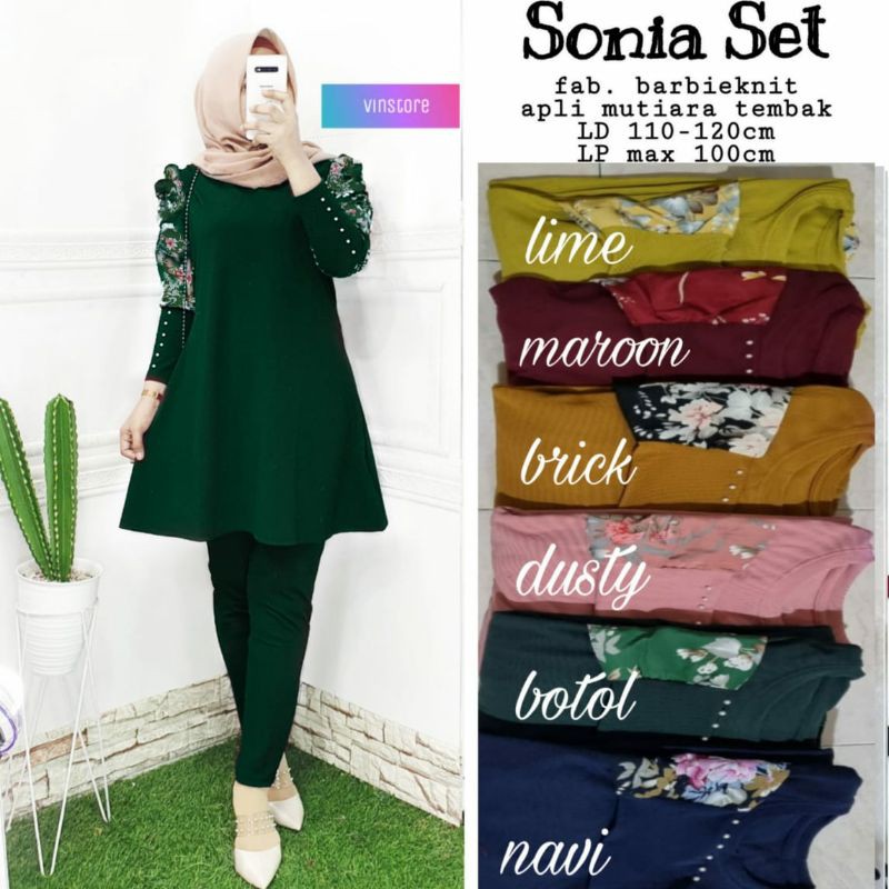 284 SETELAN BARBY KNITE >> SONIA SET BY VINSTORE SONIA