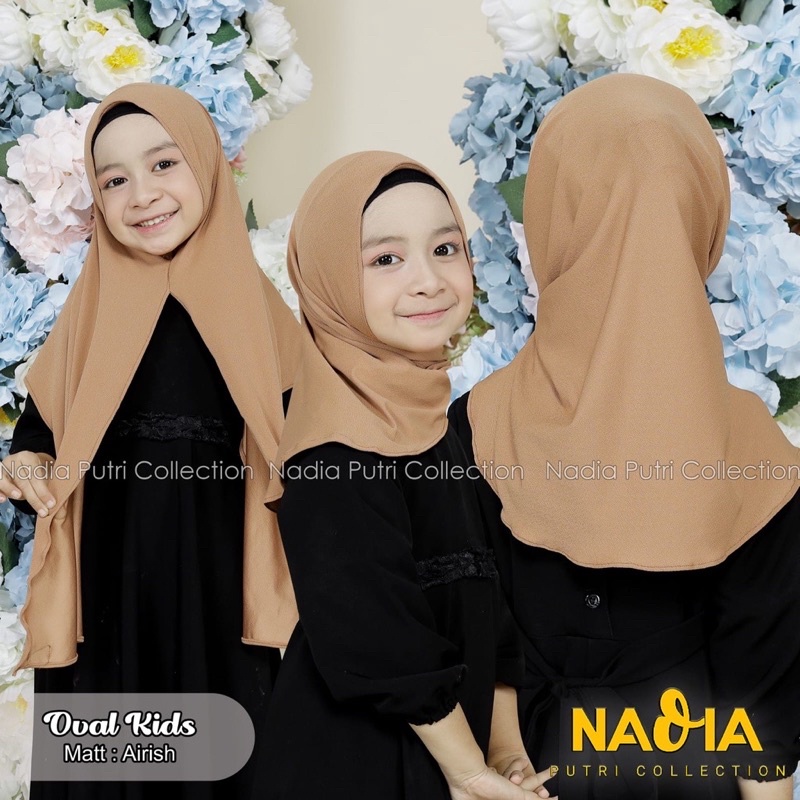 PASMINA OVAL KIDS/HIJAB INSTAN ANAK