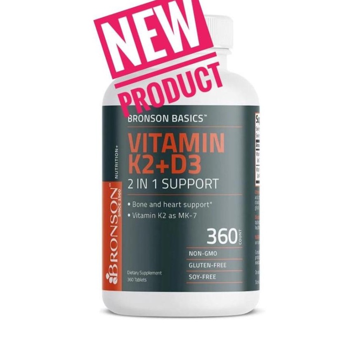 Bronson Basics Vitamin K2 Plus D3 (MK7)