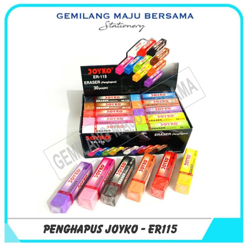 

Penghapus / Eraser Joyko ER-115 (harga per lusin= 12 bh)