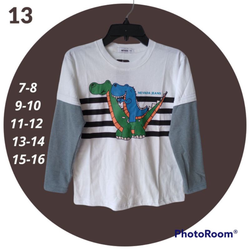 KAOS ANAK COWOK LENGAN PANJANG NEVADA BRANDED MATAHARI MURAH KSANKLPNVD027