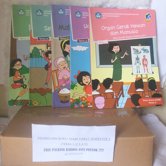 Buku tematik kelas 5 tema 1-5 (paket semester 1)