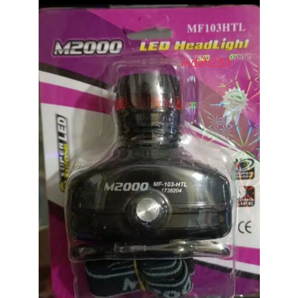 Senter Kepala LED Headlight M2000