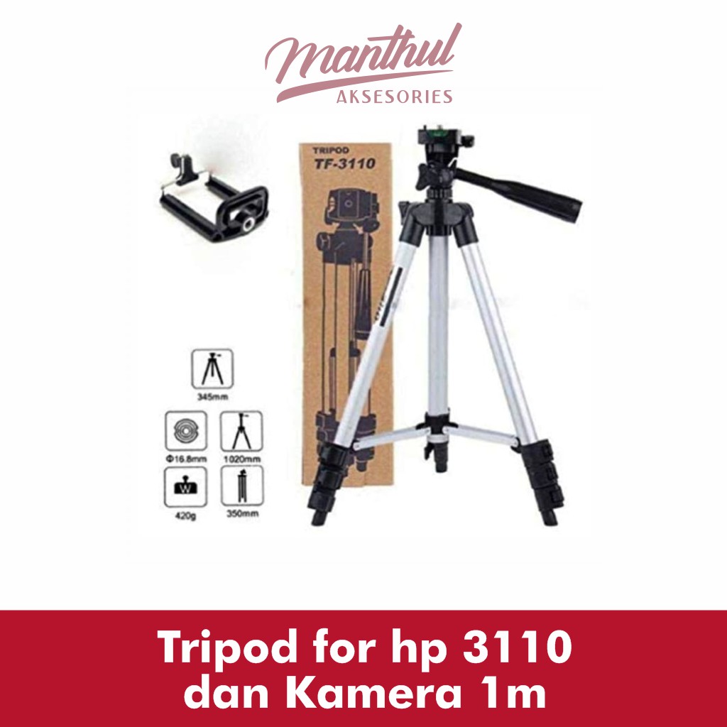 Tripod for hp 3110 dan Kamera 1m