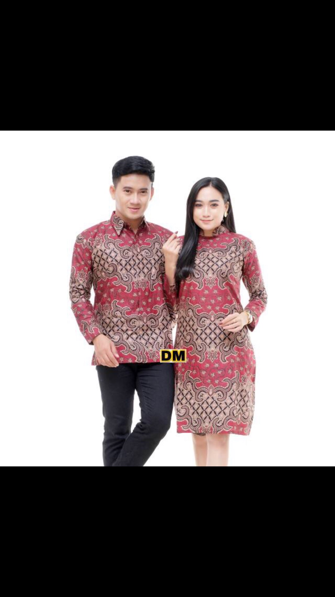 Maura Couple - Sania Ruffle Batik Couple