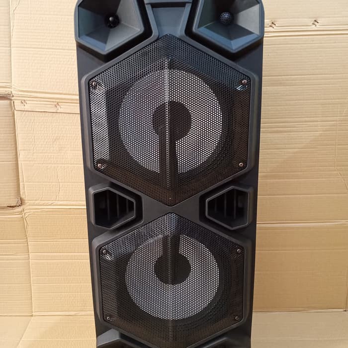 speaker aktif doble portable 12 inch bluetooth la bass lb1226 dt speker aktiv portabel 12 in double