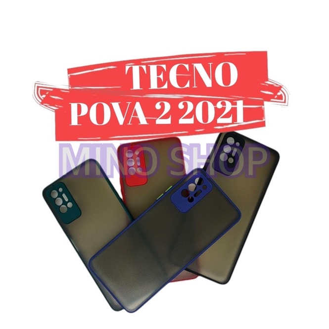 SOFTCASE TECNO POVA 2 2021 - HARDCASE DOVE MYCHOICE + PC - AERO CASE