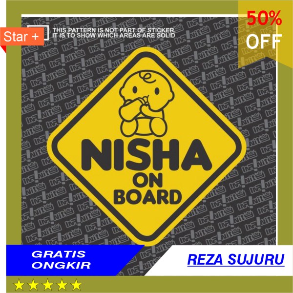 

HOT PROMO !!! Baby on Board Sticker - BB 045