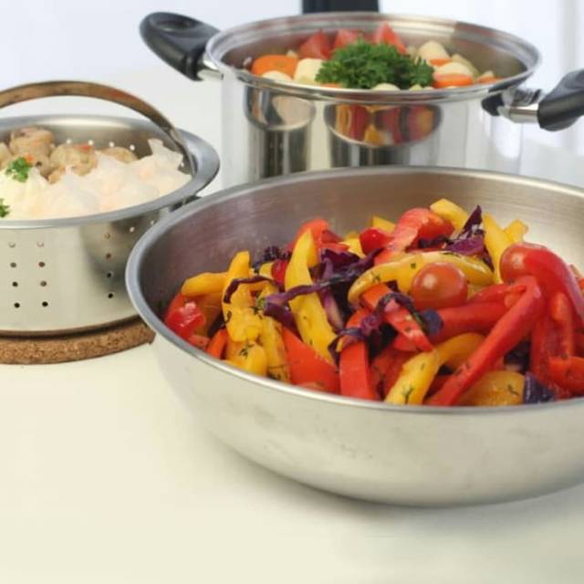Homecook set 4 PCS cookware / set peralatan masak wajan panci