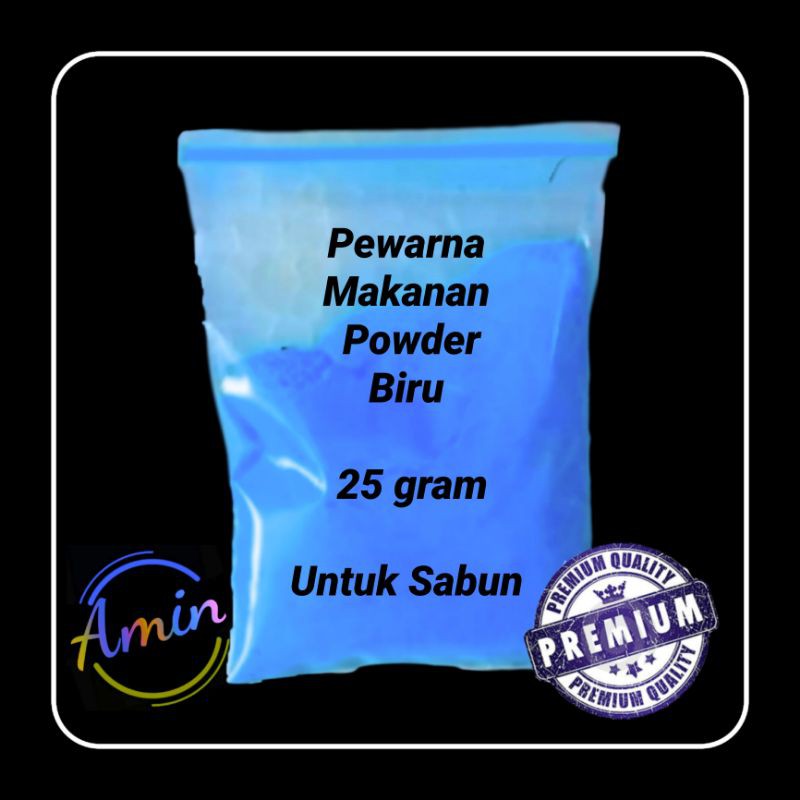 

Pewarna Biru 25 gr Food Grade Powder Bubuk