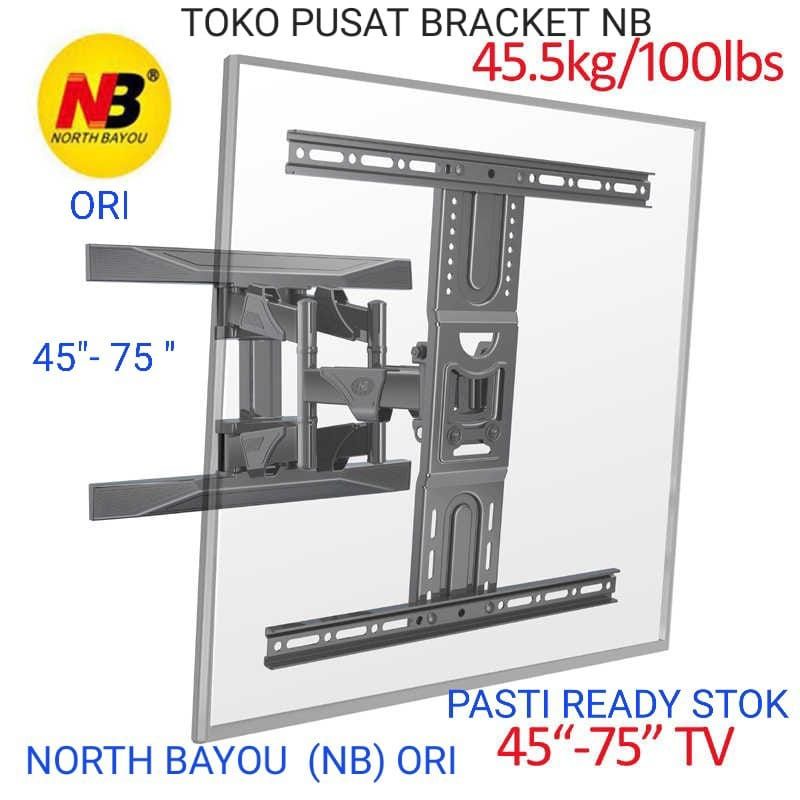 BRACKET NORTH BAYOU NB P6  LED TV  40 - 80  INCH SWIVEL