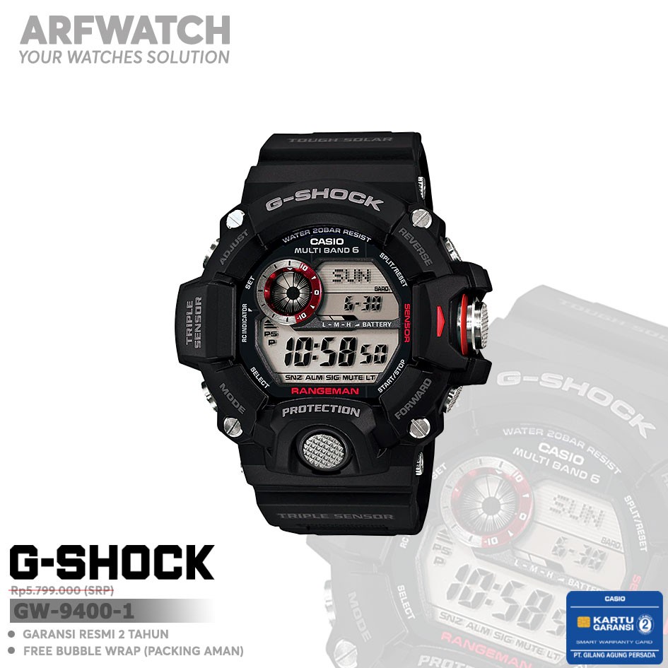 Casio G-Shock GW-9400-1 / GW-9400-1DR Original