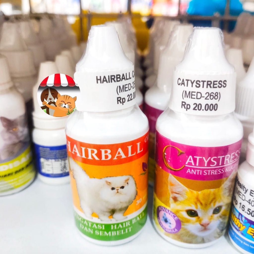 Hairball Oil Untuk Kucing Obat Cair Tetes Anti Hairball Dan Sembelit