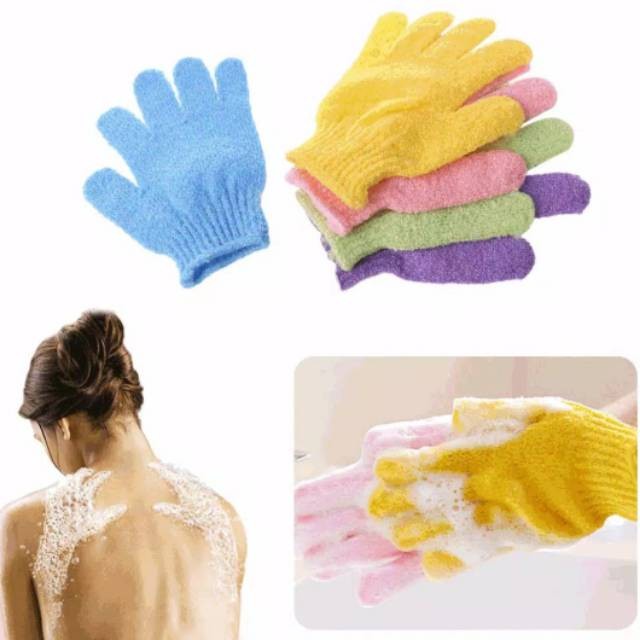 Sarung Tangan Mandi Multfifungsi Spon Bath Glove Body Scrub Spons Shower Pembersih Daki / Sarung Tan