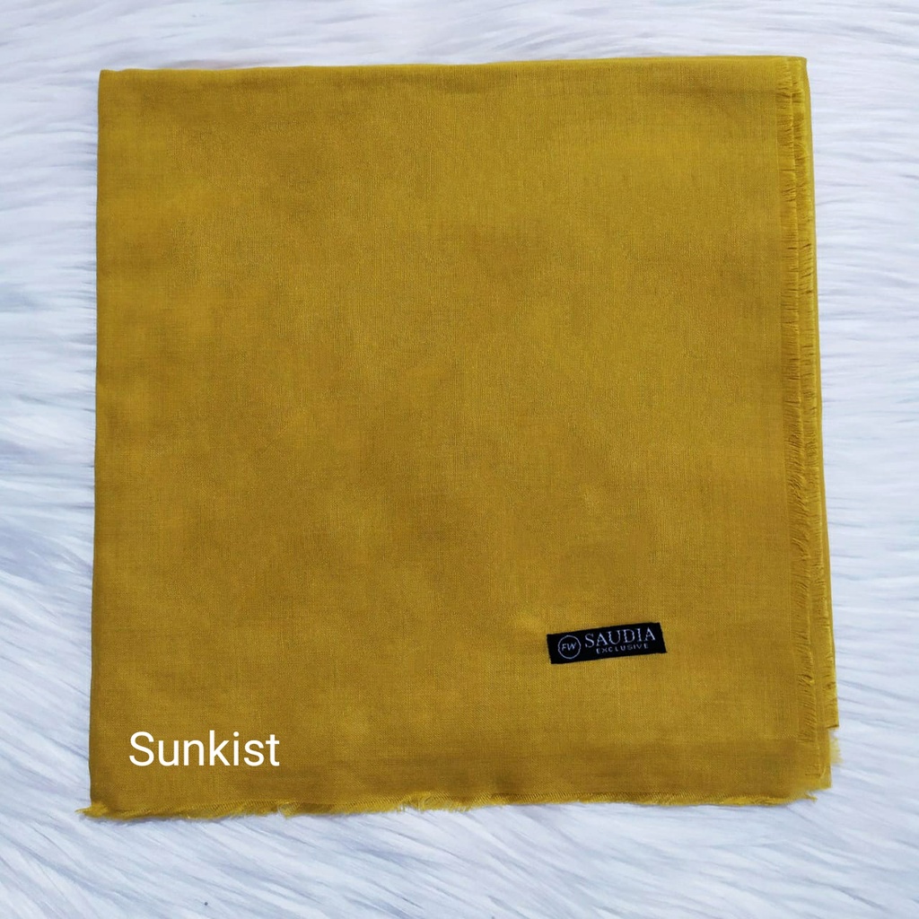 TERMURAH SAUDIA / Segiempat ORIGINAL SAUDI/ JILBAB RAWIS /JILBAB KATUN/jilbab murah-Sunkist