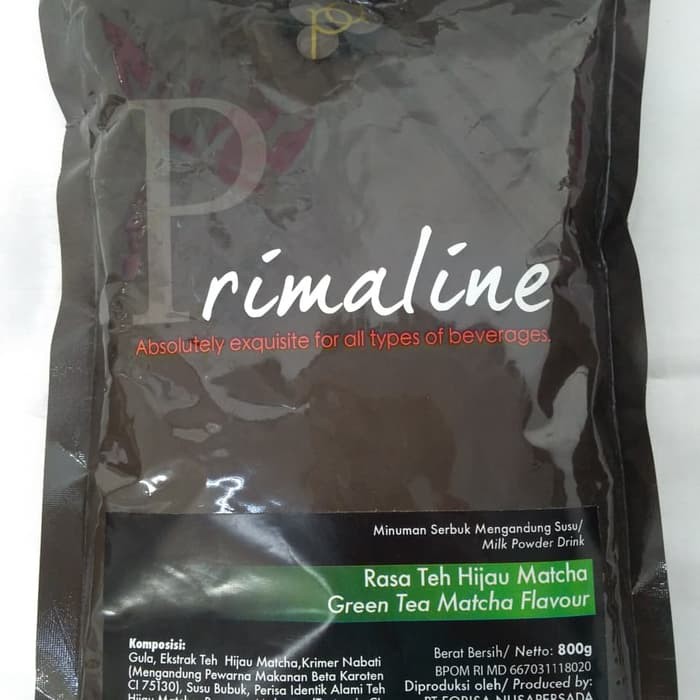 

FRS 800 g Primaline Rasa Teh Hijau Matcha Greentea Flavour Powder Enak