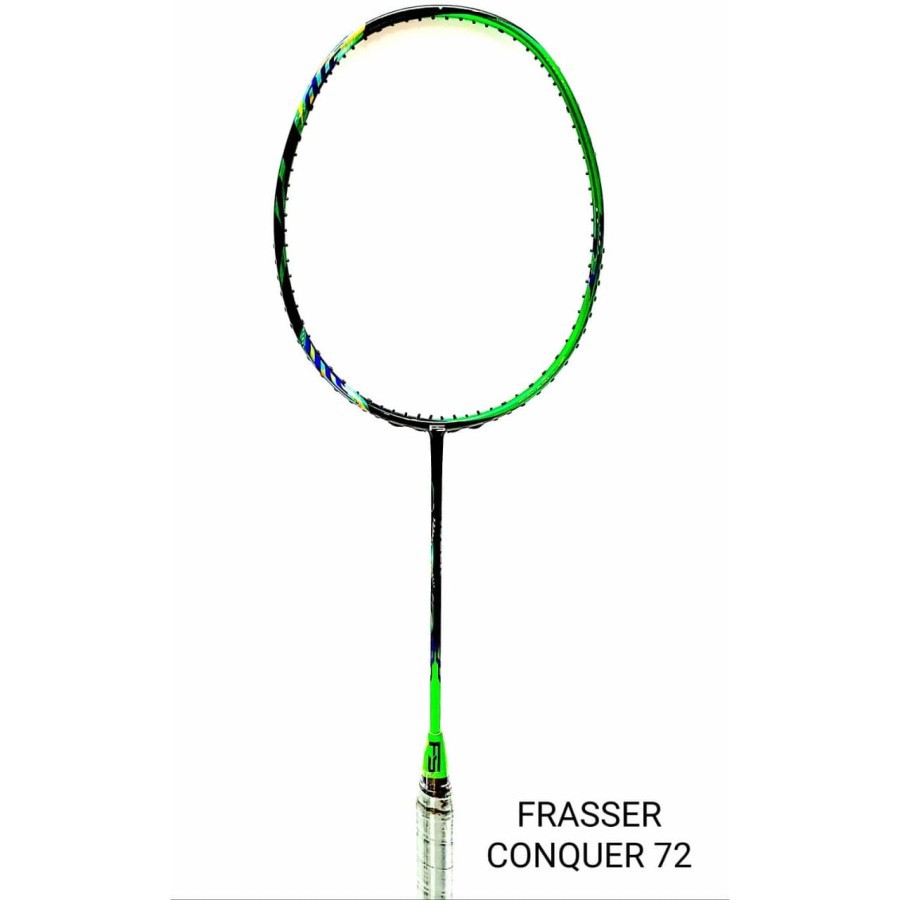 raket badminton bulutangkis frasser 30 lbs conquer 72 zf
