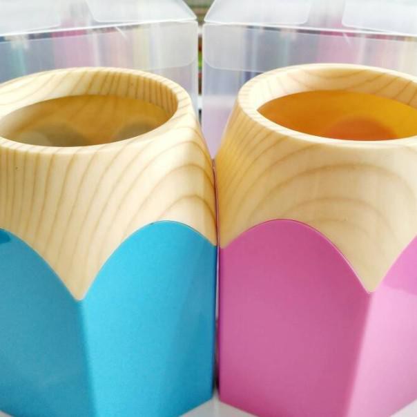 

Tempat Pena/Pen Stand/Desk Set Bentuk Pensil Bagus Unik
