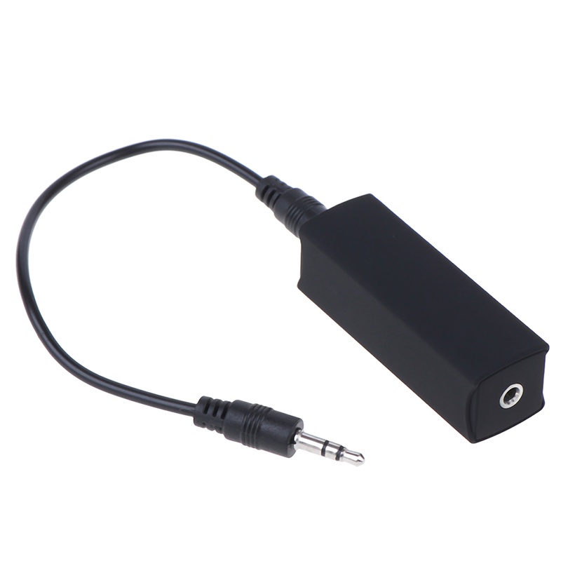 【Theredsunrisesiwy.id】3.5mm Aux Audio Noise Filter Ground Loop Isolator Eliminate Car Electric Noise