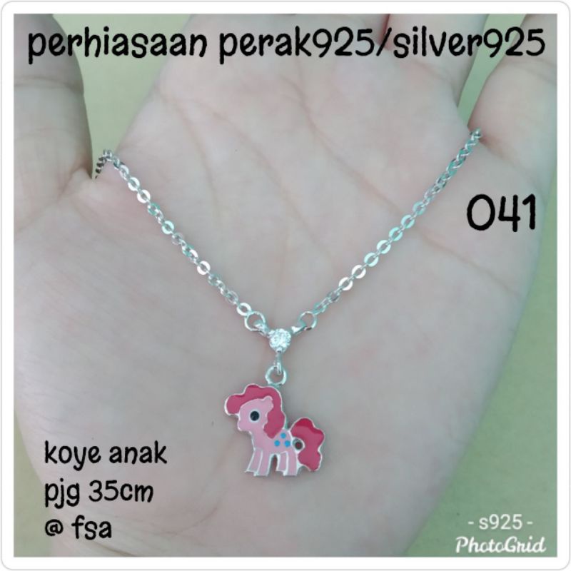 KALUNG KOYE ANAK 041 PUTIH PERAK 925