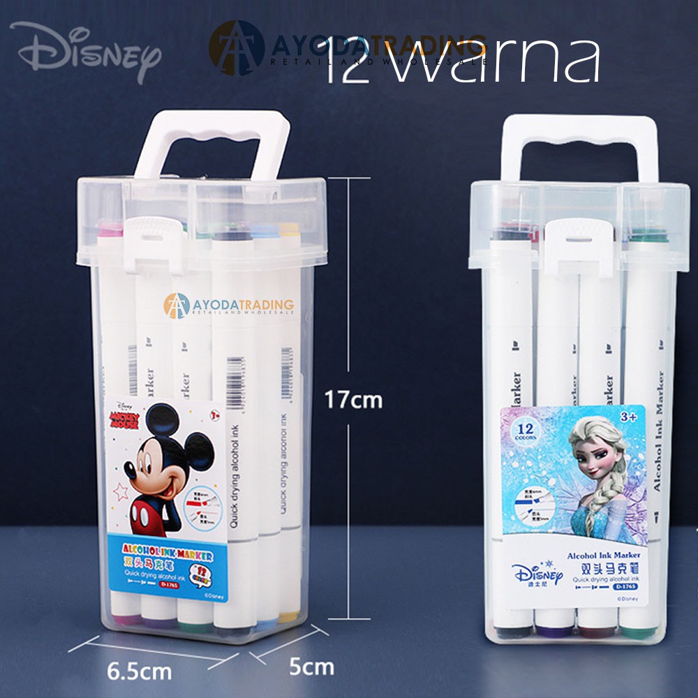 Dual Tip Marker Disney 12 Colors